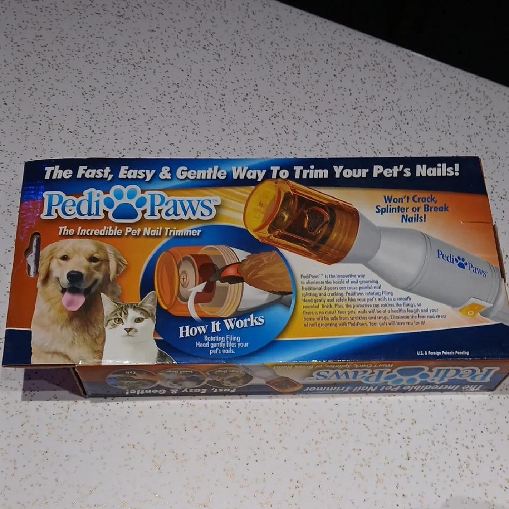 Pet Nail Trimmer - White and Orange